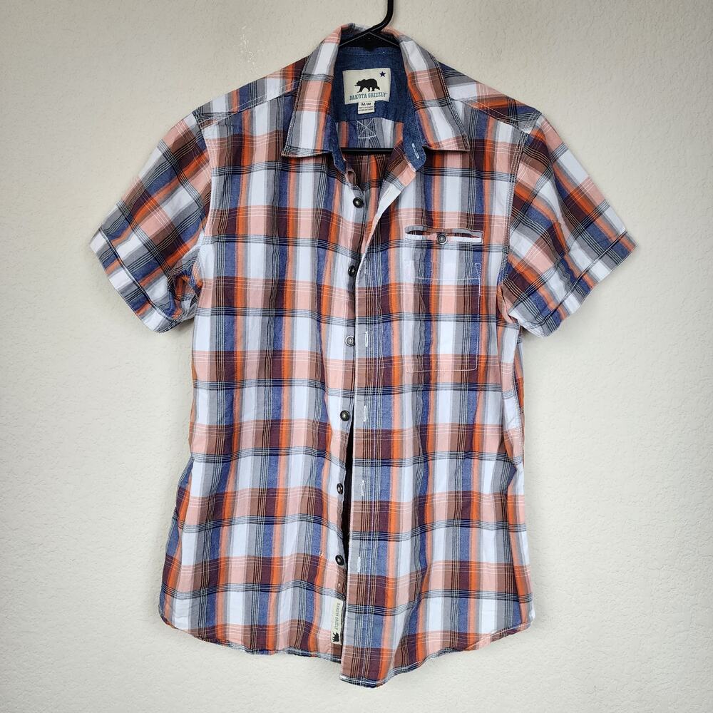 Cotton Dakota Grizzly Medium Plaid Shirt